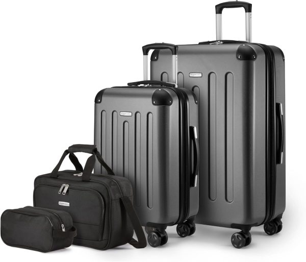 Hardside Carry-On Spinner, 3-piece set, Black