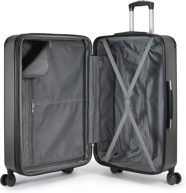 Hardside Carry-On Spinner, 3-piece set, Black - Image 6