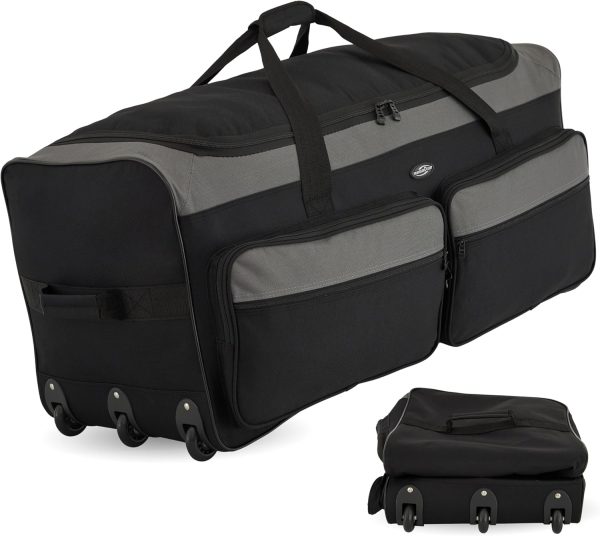 36" Asgard 3-Wheel Rolling Duffel Bag