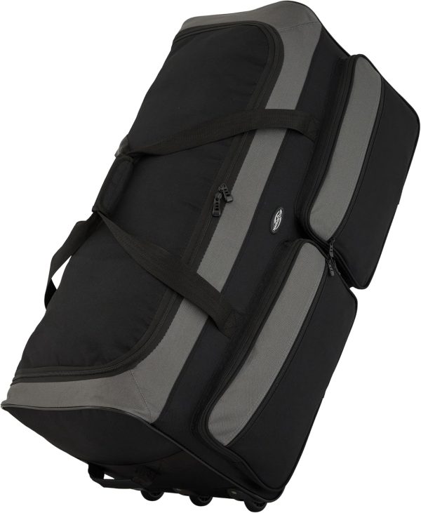 36" Asgard 3-Wheel Rolling Duffel Bag - Image 2