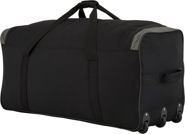 36" Asgard 3-Wheel Rolling Duffel Bag - Image 4