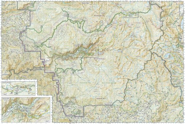 Yosemite National Park Map (National Geographic Trails Illustrated Map, 206) - Image 5